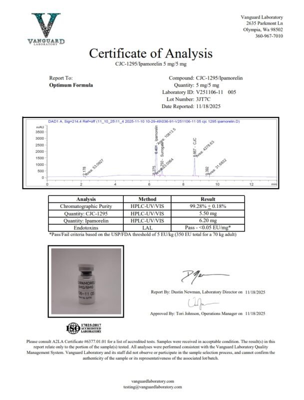 CJC-1295Ipamorelin 5 mg5 mg